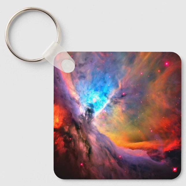 Orion Nebula Space Galaxy high contrast Keychain (Front)