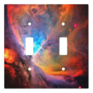 Orion Nebula Space Galaxy high contrast Light Switch Cover