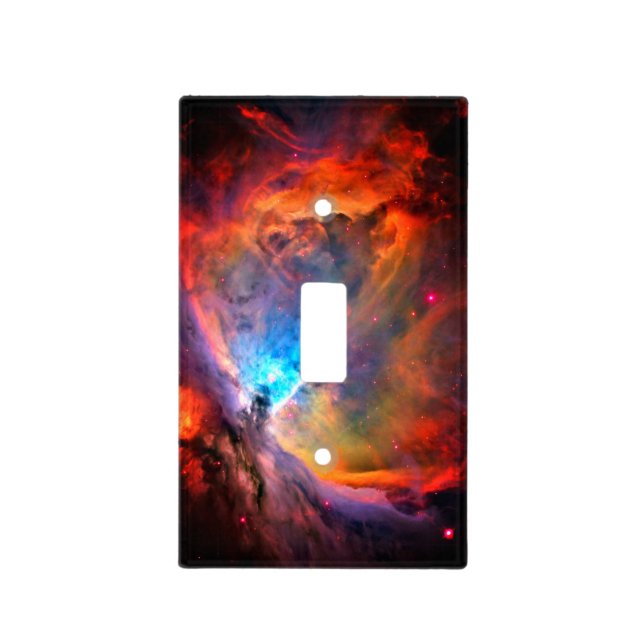 Orion Nebula Space Galaxy high contrast Light Switch Cover (Front)