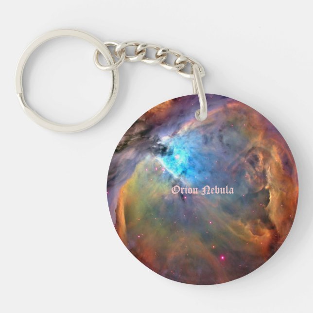 Orion Nebula Space Galaxy Keychain (Front)