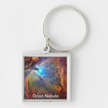 Orion Nebula Space Galaxy Keychain by galaxyofstars at Zazzle