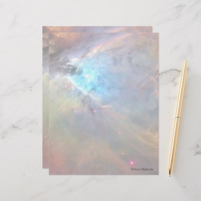 Orion Nebula Space Galaxy Letterhead (Front/Back In Situ)