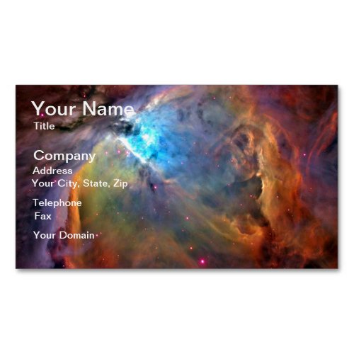 Orion Nebula Space Galaxy Magnetic Business Card