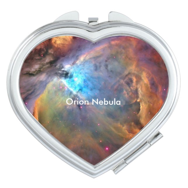 Orion Nebula Space Galaxy Makeup Mirror (Front)