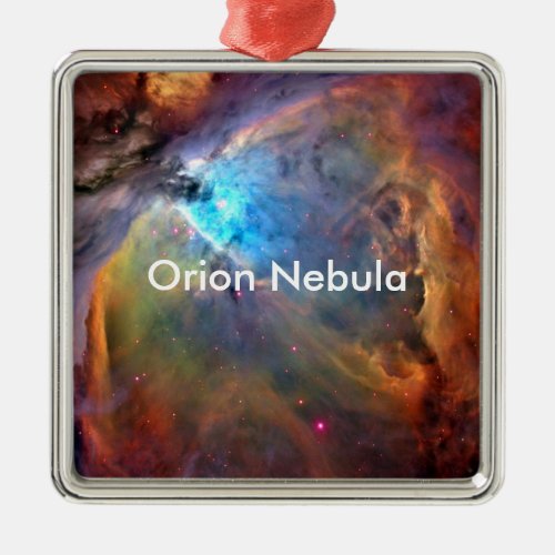 Orion Nebula Space Galaxy Metal Ornament