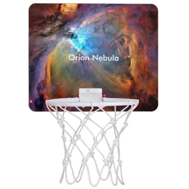 Orion Nebula Space Galaxy Mini Basketball Hoop (Front)