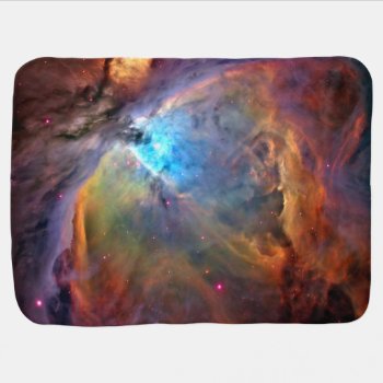 Orion Nebula Space Galaxy Receiving Blanket by galaxyofstars at Zazzle