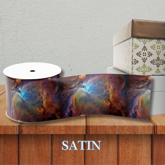 Orion Nebula Space Galaxy Satin Ribbon (Orion Nebula Space Galaxy Satin Ribbon)