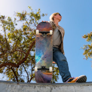 Orion Nebula Space Galaxy Skateboard Deck