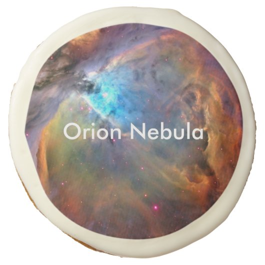 Orion Nebula Space Galaxy Sugar Cookie (Front)