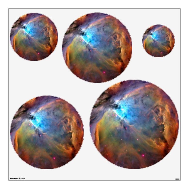 Orion Nebula Space Galaxy Wall Sticker (Front)