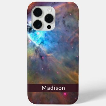 Orion Nebula Space Galaxy Your Name Iphone 15 Pro Max Case by galaxyofstars at Zazzle