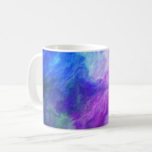 Orion Nebula Stardust Deep Blues to Violet Coffee Mug