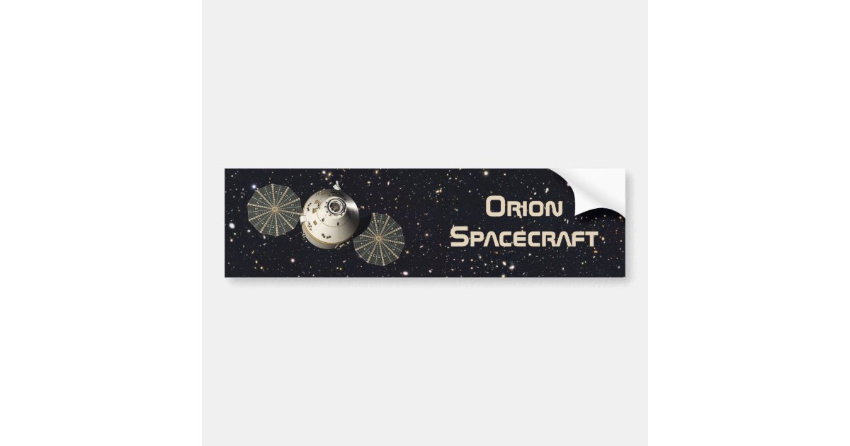 Orion Spacecraft Bumper Sticker | Zazzle