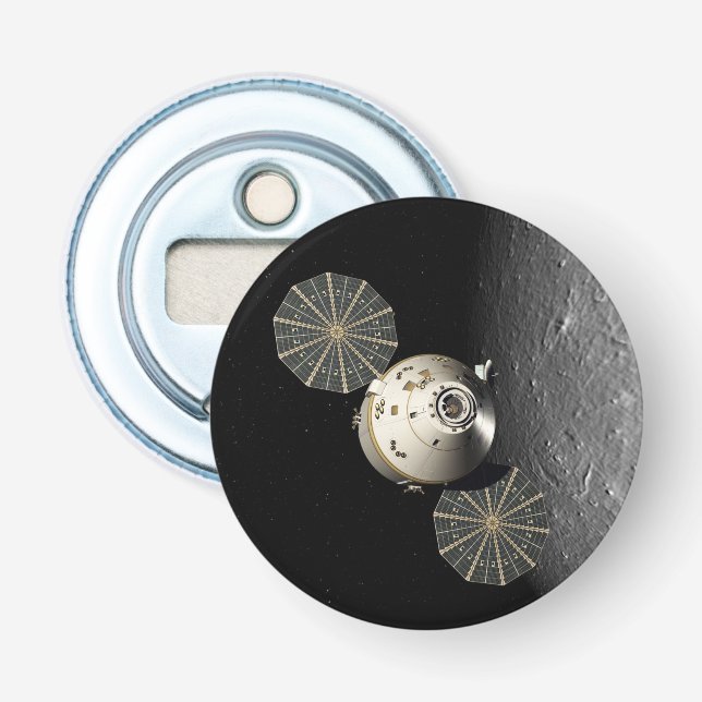 Orion Spacecraft in Lunar Orbit Bottle Opener (Front)