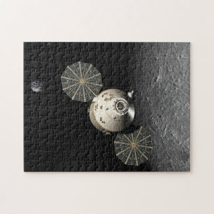 Orion Spacecraft in Lunar Orbit Jigsaw Puzzle