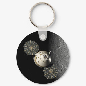 Orion Spacecraft in Lunar Orbit Keychain