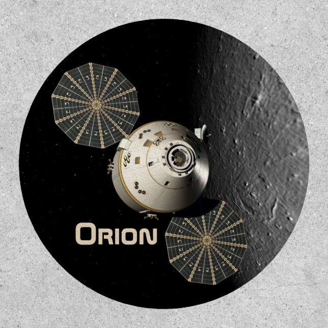 Orion Spacecraft in Lunar Orbit Patch (Front)