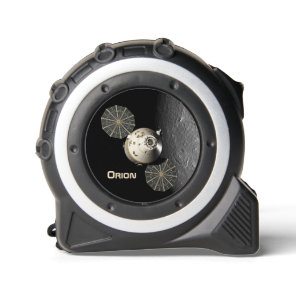 Orion Spacecraft in Lunar Orbit Tape Measure