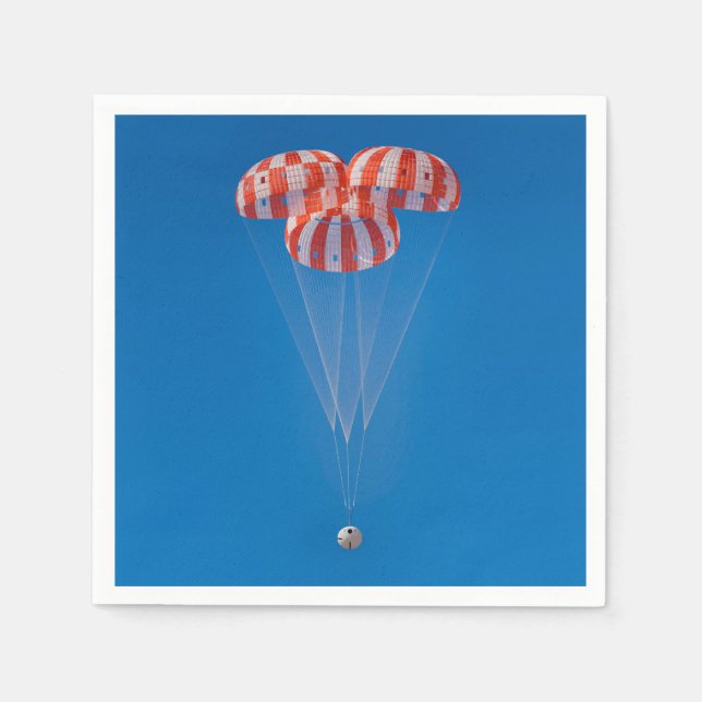 Orion Spacecraft Parachute Landing Napkins (Front)
