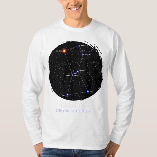 Orion Star Constellation Of Orion The Hunter Astro T_Shirt
