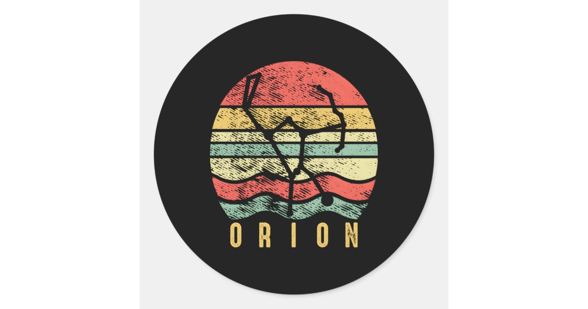 Orion Star Constellation Orion Starseed Classic Round Sticker | Zazzle