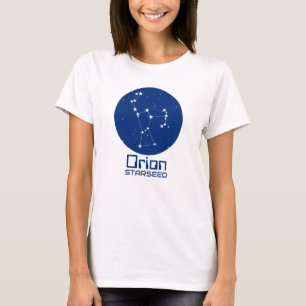 Orion Starseed T-Shirt – Blue & White Design