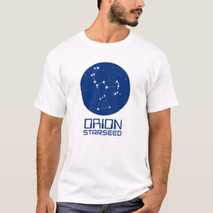 Orion Starseed T-Shirt – Blue & White Design
