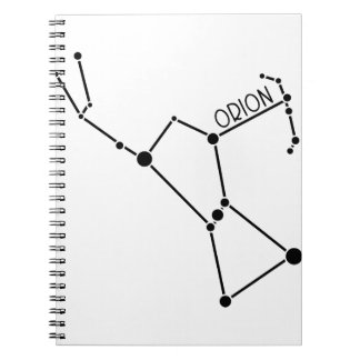 Orion the hunter Constellation Stars graphic Notebook