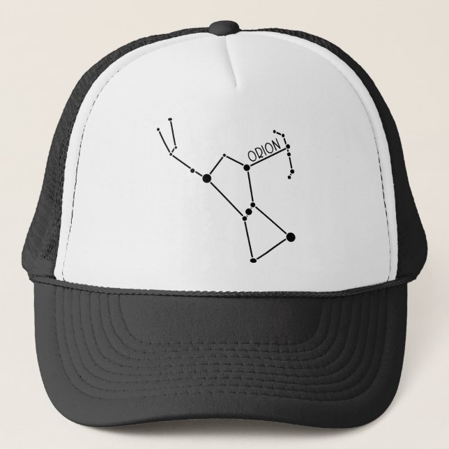 Orion the hunter Constellation Stars graphic Trucker Hat (Front)