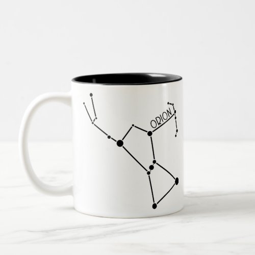 Orion the hunter Constellation Stars graphic Two_Tone Coffee Mug