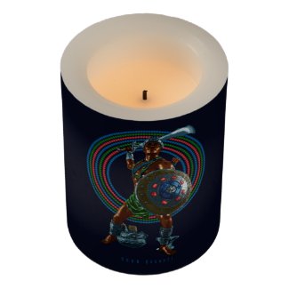 orisha ogun flameless candle