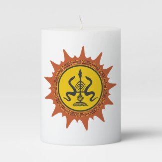 Orisha Oxumaré Pillar Candle