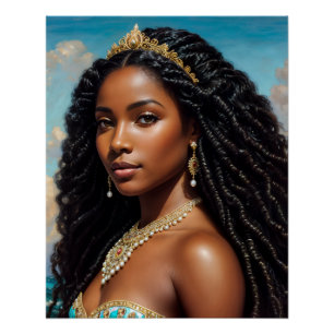 Orisha Yemaya Water Goddess Art Poster