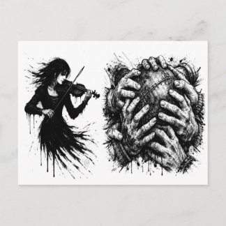 Orkney Ba T‑Shirt (Haunted‑Ink Edition) Postcard