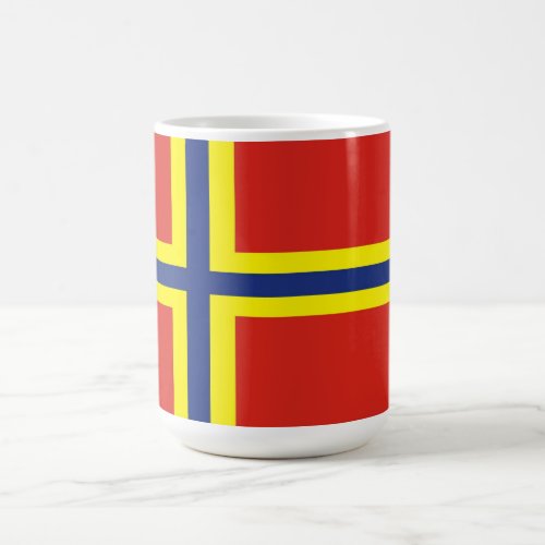 orkney country flag great britain united kingdom coffee mug