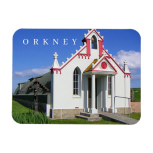 Orkney Italian Chapel view fridge magnet