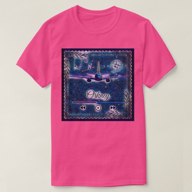 Orkney World Travel Souvenir Travel Destination Tr T-Shirt (Design Front)