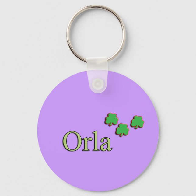 Orla Custom Name Keychain (Front)