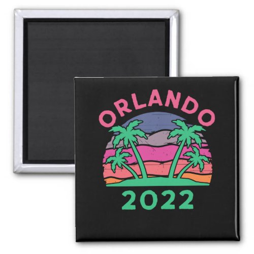 Orlando 2022 Florida Summer Vacation Magnet
