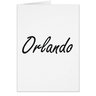 Orlando Artistic Name Design Cards