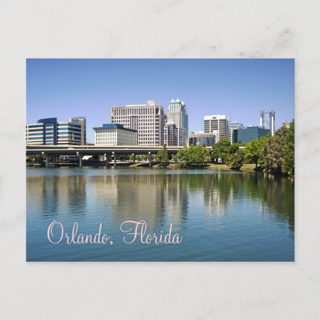 Orlando as seen from Lake Lucerne Postcard (Front)