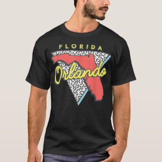 Orlando Beach Florida T  Souvenirs 80s Design  T-Shirt