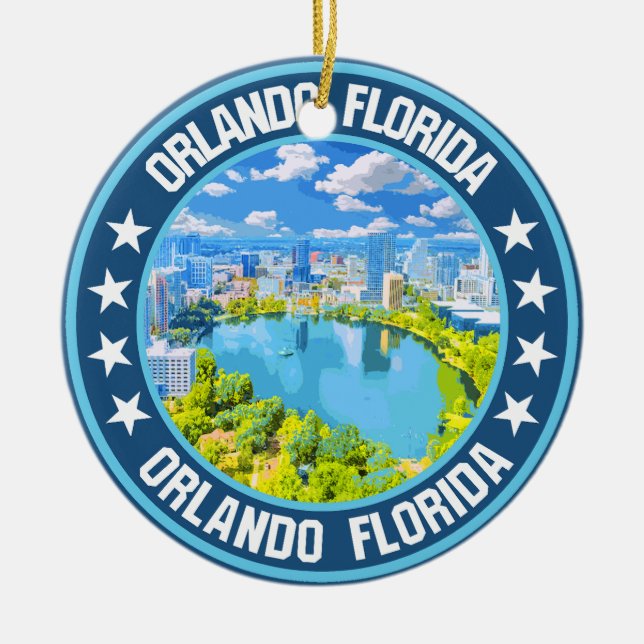 Orlando                                            ceramic ornament (Front)