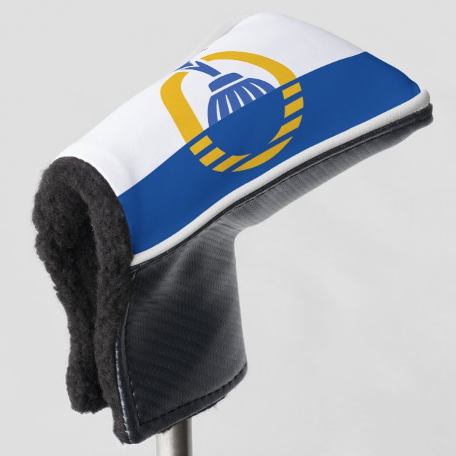 Orlando city flag golf head cover (3/4 Front)