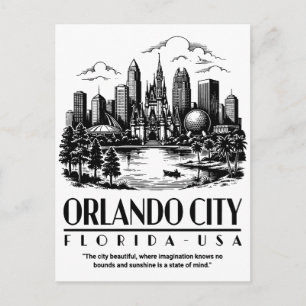 Orlando City Florida USA Postcard