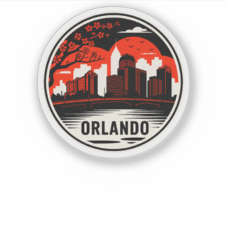 Orlando City Florida USA Sticker