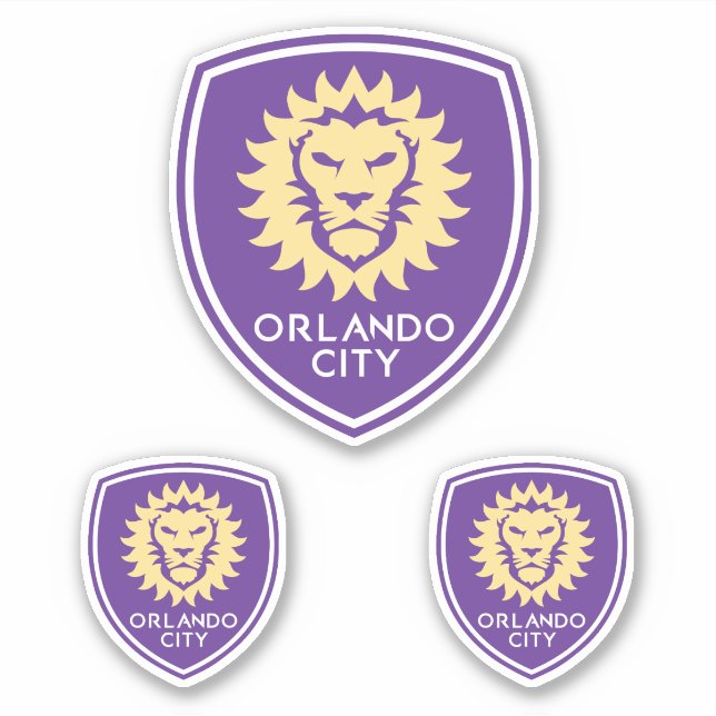 ORLANDO CITY SC-MLS TEAM  STICKER (Front)