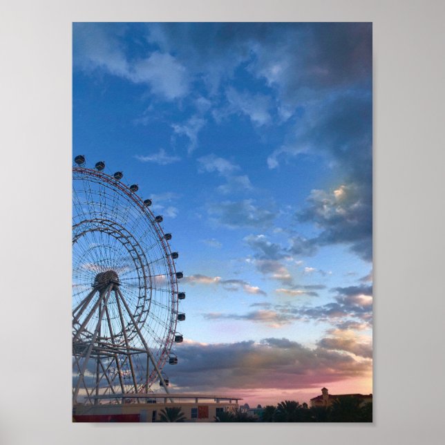 Orlando eye sunset poster (Front)