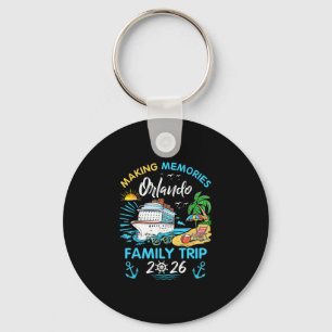 Orlando Family Trip 2026 Making Memories Vacation Keychain